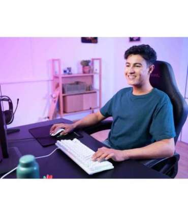 Trust GXT 833W THADO TKL US - gaming keyboard, white