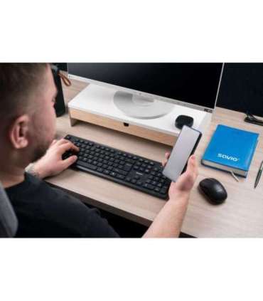 Savio KB-02 keyboard Home/Office USB QWERTY Black