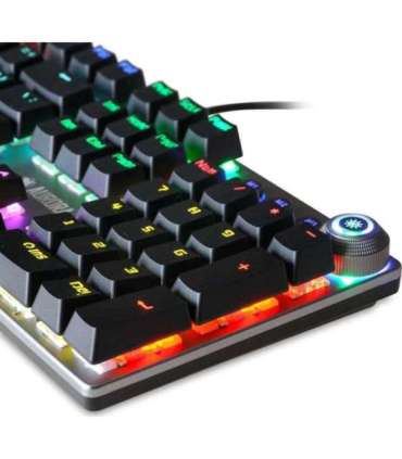 iBox Aurora K-3 keyboard USB QWERTY Silver