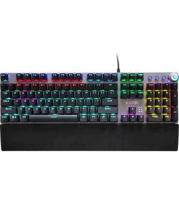 iBox Aurora K-3 keyboard USB QWERTY Silver