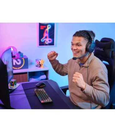 Trust GXT 867 Acira US English - gaming keyboard, black