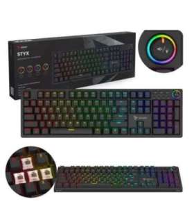 SAVIO STYX Mechanical Keyboard Outemu Brown, Hot Swap, RGB