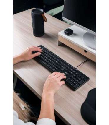 Savio KB-01 keyboard Home/Office USB QWERTY US English Black