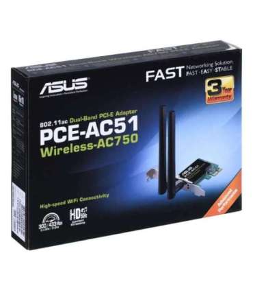 ASUS PCE-AC51 WLAN 433 Mbit/s