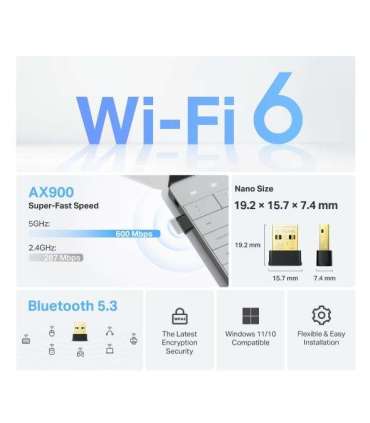 TP-Link Archer TX10UB Nano Bluetooth 600 Mbit/s