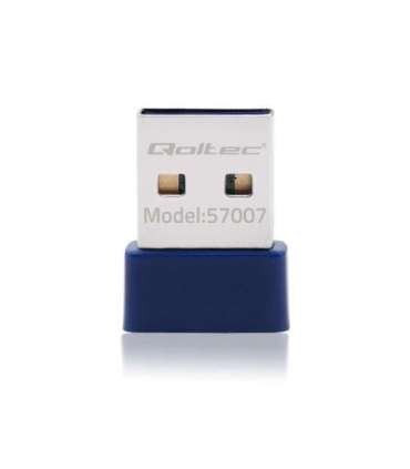 Qoltec 57007 Wireless Mini Bluetooth USB WiFi Adapter