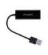 Lanberg NC-0100-01 cable interface/gender adapter USB-A RJ-45 Black