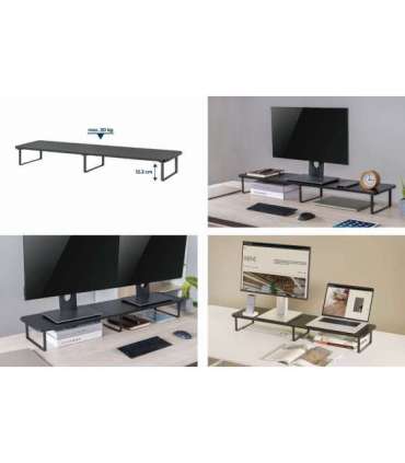 Gembird MS-TABLE2-01 monitor mount / stand Desk Black