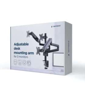 Gembird MA-DA3-01 monitor mount / stand 68.6 cm (27") Desk Black