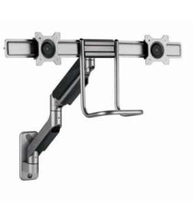 Gembird Laikiklis Adjustable wall 2-display mounting arm 17-32inch iki 8kg