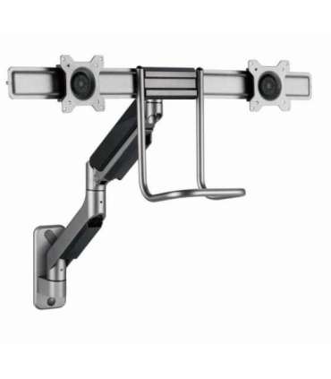 Gembird Laikiklis Adjustable wall 2-display mounting arm 17-32inch iki 8kg
