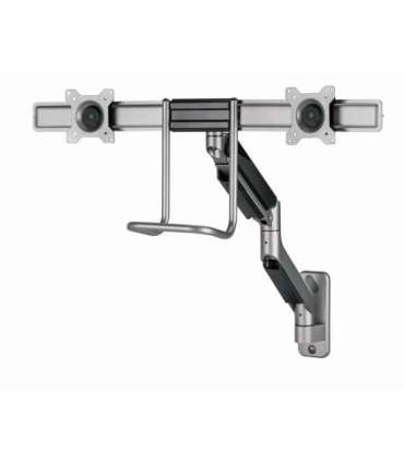Gembird Laikiklis Adjustable wall 2-display mounting arm 17-32inch iki 8kg