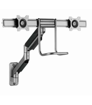 Gembird Laikiklis Adjustable wall 2-display mounting arm 17-32inch iki 8kg