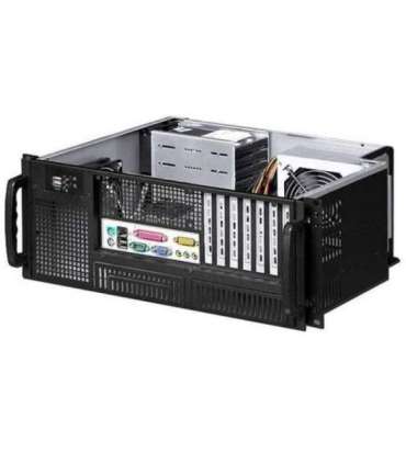 Techly Chassis Industrial Rack 19/Desktop 4U Ultra Compact Black" I-CASE MP-P4HX-BLK6