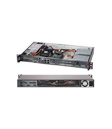 Supermicro CSE-505-203B server barebone Rack (1U)