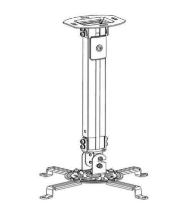 Techly Projector Ceiling Support Extension 545-900 mm Silver ICA-PM 18M