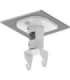 Techly Universal Ceiling Bracket for Projector, White ICA-PM 100WH