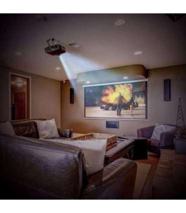 Techly Universal Ceiling Bracket for Projector, White ICA-PM 100WH