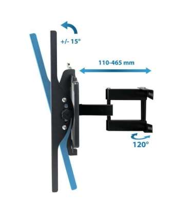 Esperanza TITAN 177.8 cm (70") Black