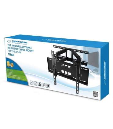 Esperanza TITAN 177.8 cm (70") Black