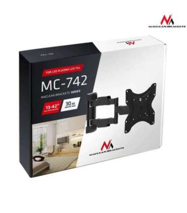 Maclean MC-742 TV mount 106.7 cm (55") Black