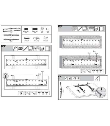 Adjustable Wall TV Bracket 37-85"