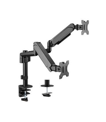 Gembird MA-DA2P-01 Adjustable desk 2-display mounting arm, 17”-32”, up to 9 kg