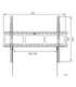 Techly Wall Mount for LED LCD TV 42-80 Ultra Slim Fixed H600mm" ICA-PLB 860