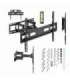Gembird WM-80ST-03 TV mount/stand 2.03 m (80") Black