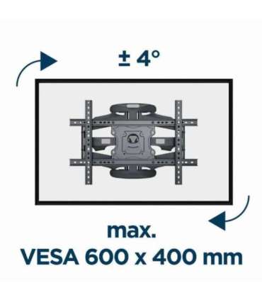 Gembird WM-75ST-01 TV mount/stand 190.5 cm (75") Black