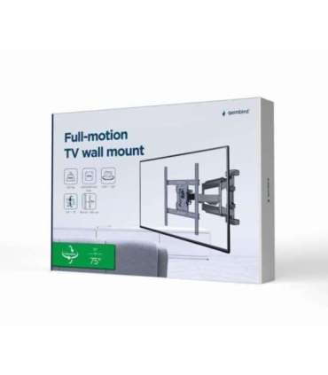Gembird WM-75ST-01 TV mount/stand 190.5 cm (75") Black