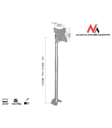 Maclean MC-504A S Adjustable Ceiling Bracket 23"-42" 30kg