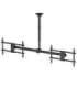 Maclean ceiling mount for two TVs, max load 2x40kg, 34-60", max VESA 600x400, MC-111 B