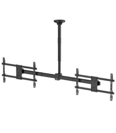 Maclean ceiling mount for two TVs, max load 2x40kg, 34-60", max VESA 600x400, MC-111 B