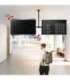 Maclean ceiling mount for two TVs, max load 2x40kg, 34-60", max VESA 600x400, MC-111 B