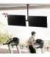 Maclean ceiling mount for two TVs, max load 2x40kg, 34-60", max VESA 600x400, MC-111 B