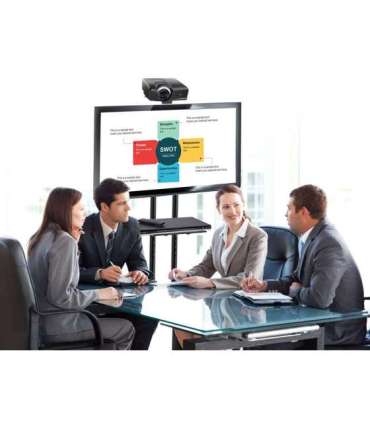 Maclean MC-661 Trolley TV Stand with Mounting Bracket and 2 Shelfs