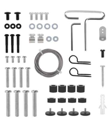 Maclean TV floor stand bracket, 32-70", max. VESA 400x400, max. 40kg, MC-494