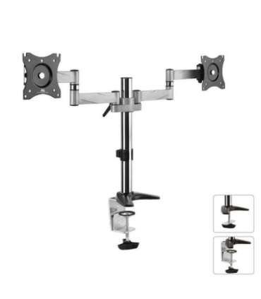 Desk holder for two LCD monitors Maclean MC-714 13-27 "8kg aluminum