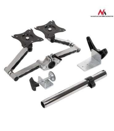 Desk holder for two LCD monitors Maclean MC-714 13-27 "8kg aluminum