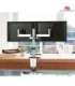 Desk holder for two LCD monitors Maclean MC-714 13-27 "8kg aluminum