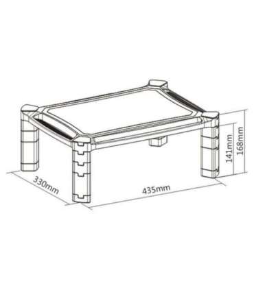 Techly Height-Adjustable Smart Stand ICA-MS 401