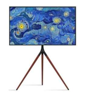 Techly ICA-TR18SAM TV mount 165.1 cm (65") Walnut