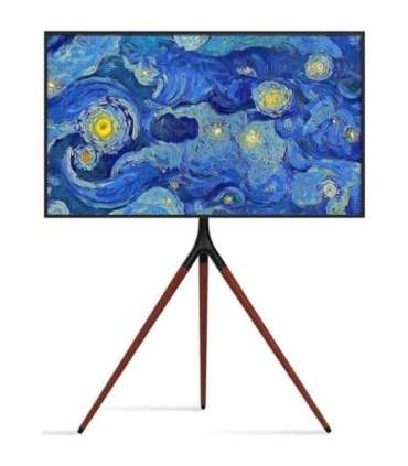 Techly ICA-TR18SAM TV mount 165.1 cm (65") Walnut