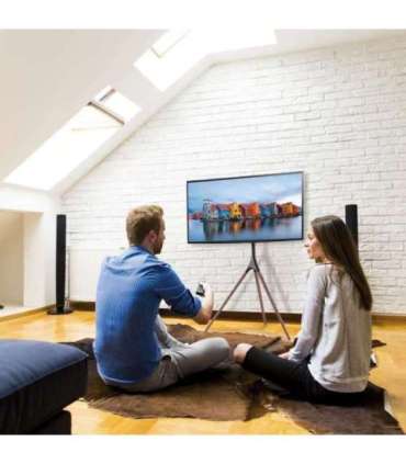 Techly ICA-TR18SAM TV mount 165.1 cm (65") Walnut