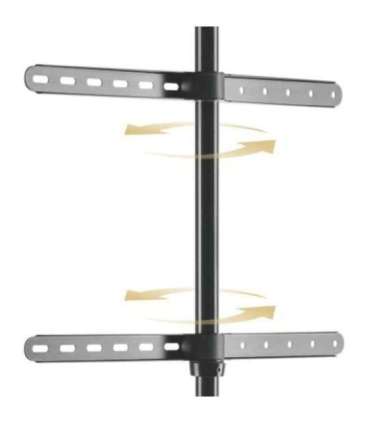 Techly ICA-TR18SAM TV mount 165.1 cm (65") Walnut