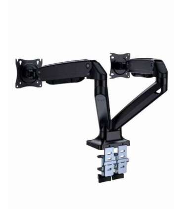 Gembird MA-DA2-03 monitor mount / stand 88.9 cm (35") Desk Black