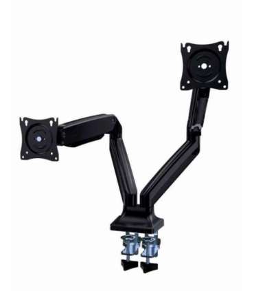 Gembird MA-DA2-03 monitor mount / stand 88.9 cm (35") Desk Black