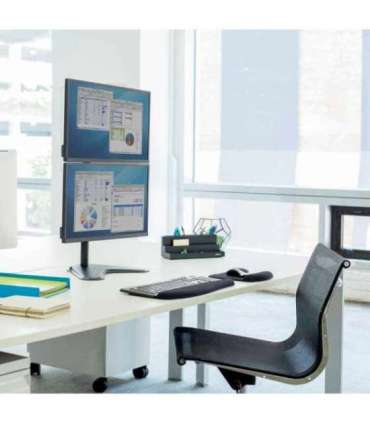 Fellowes Ergonomics freestanding arm for 2 monitors - Seasa vertical - former Professional Series™
