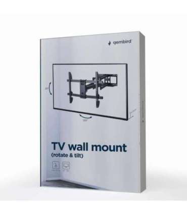Gembird WM-80ST-02 Full-motion TV wall mount, 37" - 80'' (60 kg)